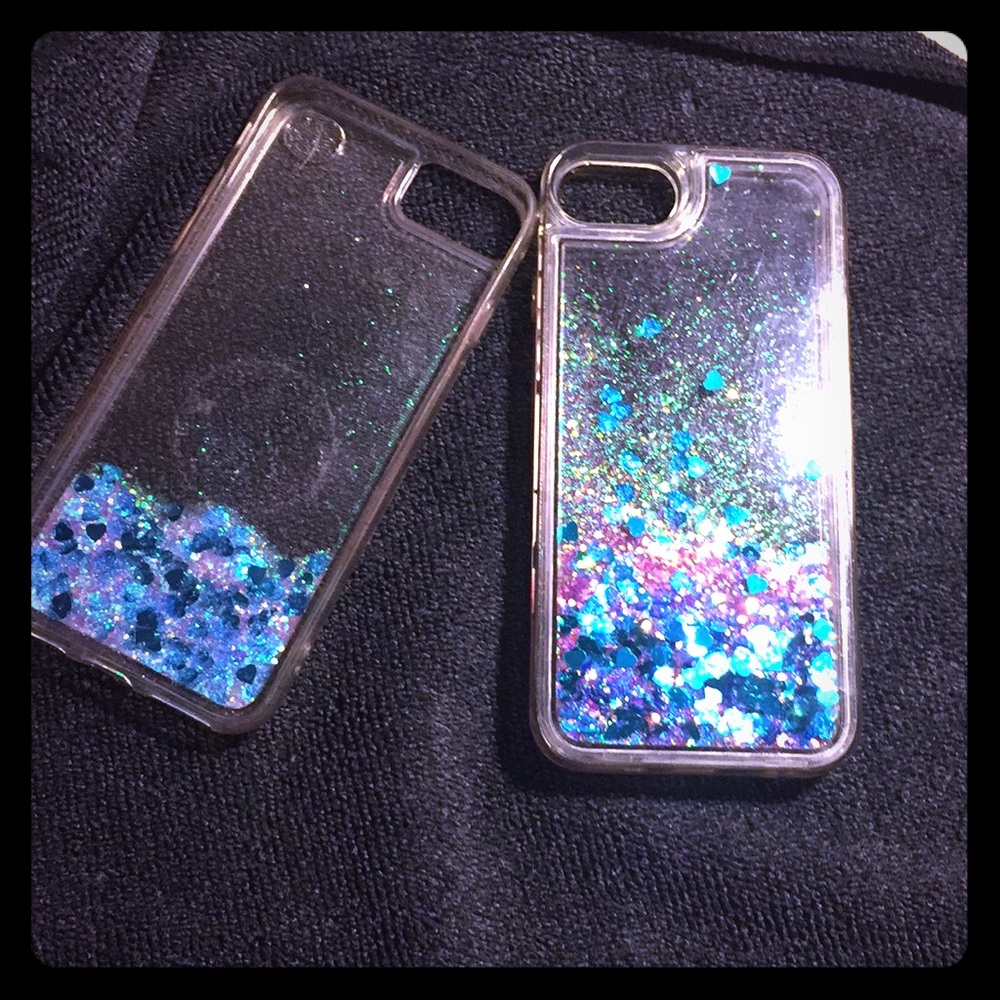 Blue sparkly iPhone six cases